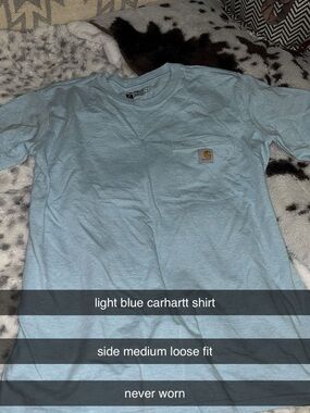 Carhartt Light Blue Pocket Tee